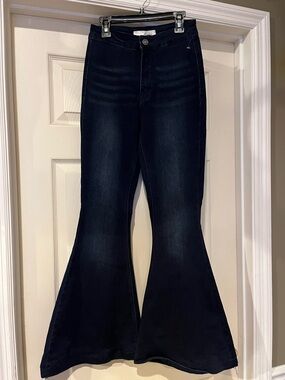 KanCan Dark Wash Flared Women's Jeans